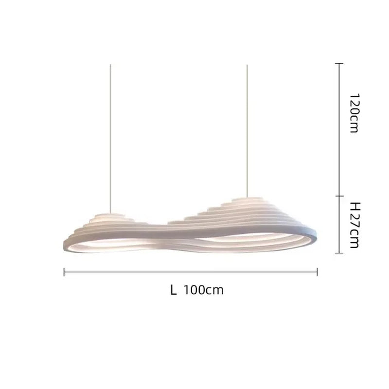 Nordic Terrace Wabi Sabi Chandelier Restaurant Creative Dining Table Cream Style Homestay Minimalist Branch Chandelier