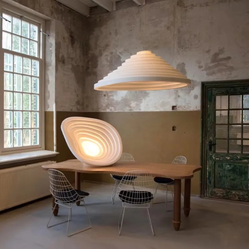 Nordic Terrace Wabi Sabi Chandelier Restaurant Creative Dining Table Cream Style Homestay Minimalist Branch Chandelier
